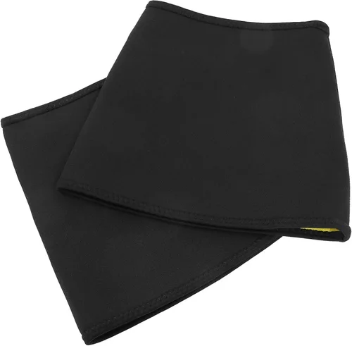 Vista 5 de Manga de compresión para muslos, calcetines deportivos de neopreno para piernas de sudoración, soporte de isquiotibiales transpirables para muslos