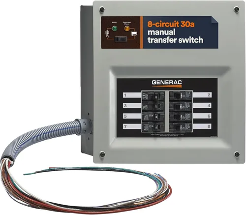 Vista 7 de Generac HomeLink - Interruptor de transferencia manual para generador