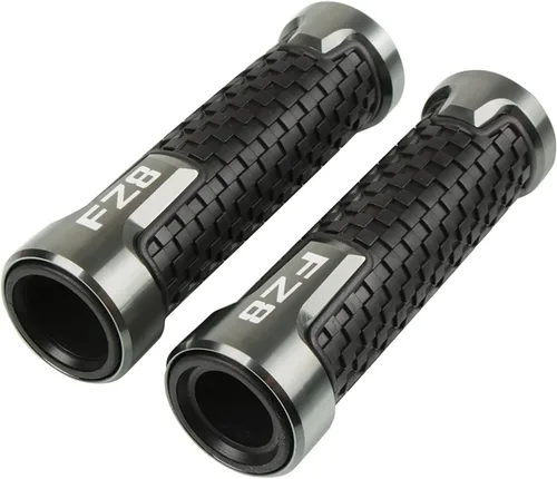 Vista 7 de FZ8 Accesorios de motocicleta 7/8 0.866 in Mango Bar Grip CNC Aluminio para FZ8 FZ 8 Fazer 2010 2011 2012 2013 2014 2015 2016 (negro)