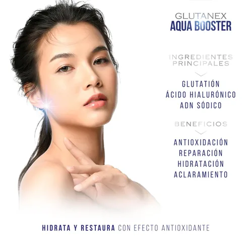Vista 4 de Glutanex Crema facial hidratante Aqua Booster, 1.7 fl oz