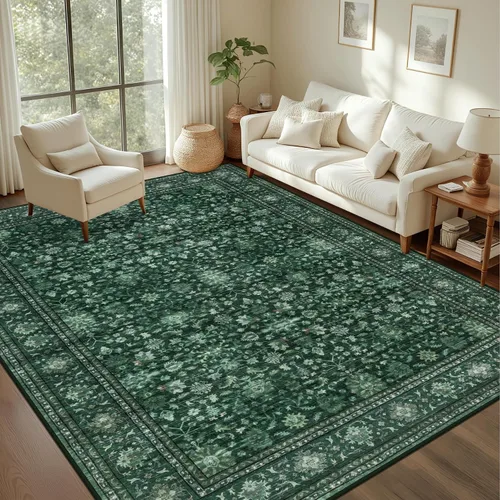 Vista 24 de Alfombras de área de 2x3 para sala de estar: alfombra vintage Beige