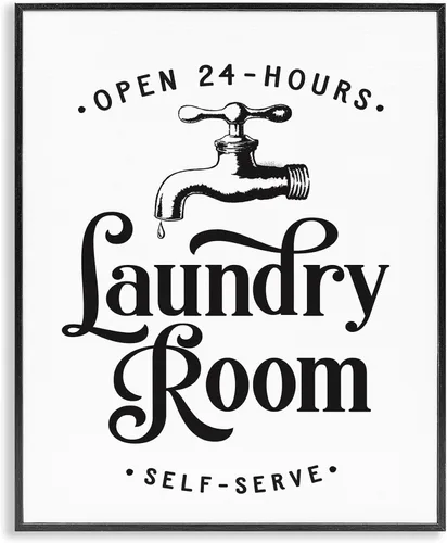 Vista 16 de Alexa Do Laundry Funny' Arte Giclée enmarcado Stupell Industries Negro, 11 x 14 pulgadas, fácil de colgar y resistente, fabricado en Estados