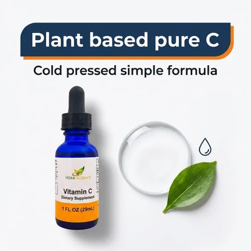 Vista 8 de Vitamina C líquida: ácido ascórbico prensado en frío, de alta absorción, vegano, sin alcohol, gotas de vitamina C sublinguales, sin sabores
