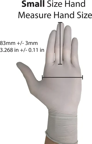 Vista 5 de Guantes desechables, aptos para alimentos, guantes de nitrilo Lite Duty, ligeros y resistentes, (250 unidades)