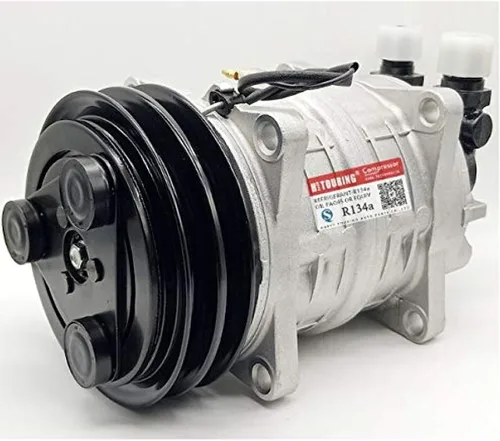 Vista 5 de SAE-J639 20-45011 2521152 435-55011 488-45011 10045011 58621 Z0006347A Compresor A/C para TM15 RV Freightliner FC70 FS65 FL50