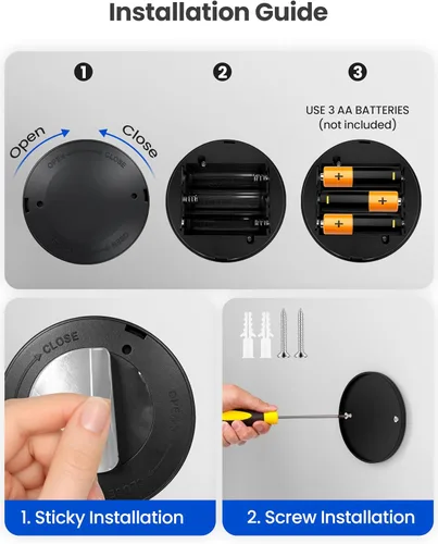 Vista 6 de KINDEEP Focos para interiores con control remoto: iluminación ascendente a batería, luces LED inalámbricas, temporizador y regulable, focos pequeños