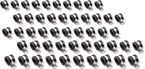 Vista 7 de Allstar Performance -ALL18307 Abrazadera de línea de aluminio de 1