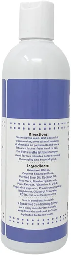 Vista 2 de Speak Pet Products Champú Brightening para perros, ciruela de arándanos, 17 onzas
