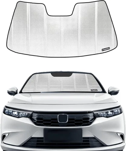 Vista 12 de Parasol para parabrisas Pigenius para Honda Accord 2023-2026, parasol personalizado para ventana delantera - Cuero