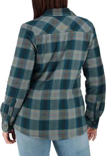 Vista 2 de Legendary Whitetails Chaqueta tipo camisa abierta para mujer, de estilo rústico