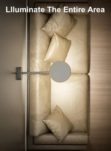 Vista 6 de deeloop Lámpara de Lectura Montada en la Pared, Luces de Libro con Salida USB, Lámparas de Lectura para Cabecera de Cama con Apagado Automático de 4