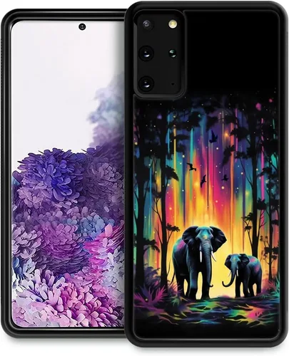 Vista 60 de Funda compatible con Samsung Galaxy S20, diseño de bandera estadounidense con diseño de tiro con arco al aire libre, a prueba de golpes Tiro