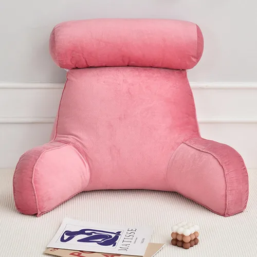 Vista 2 de ZTGL Almohadas de lectura, cómodo cojín de apoyo de espalda, almohada de apoyo lumbar, almohada cómoda para sentarse, ideal como respaldo