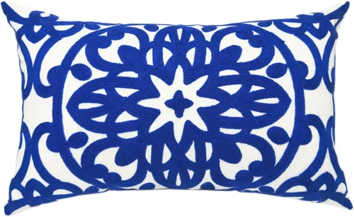 Vista 48 de Alysheer Funda de almohada decorativa bordada de 18 x 18 pulgadas, acogedora y fresca funda de cojín bohemia con diseño de mandala chic de punto