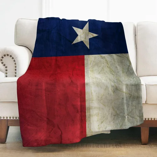 Vista 17 de Levens Manta de franela con silueta de soldado de la bandera estadounidense Grunge de 50 x 60 pulgadas, ultra suave, ligera, acogedora manta