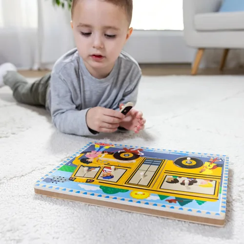 Vista 8 de Melissa & Doug rompecabezas con sonido, de 6 piezas