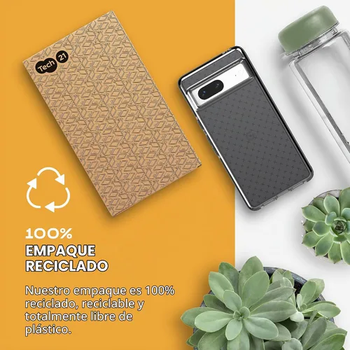 Vista 6 de Tech21 Google Pixel 7 Evo Check - Funda ultra protectora para teléfono con protección contra caídas de 16 pies