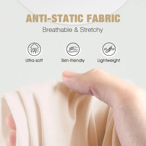 Vista 4 de MANCYFIT Camisón largo para debajo de los vestidos, camisón de longitud completa con tirantes delgados ajustables