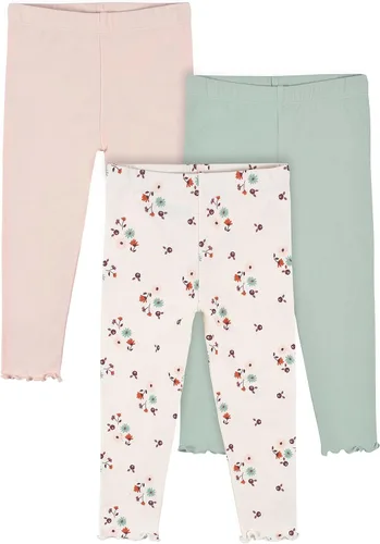 Vista 9 de Gerber Paquete de 3 leggings prémium para bebés y niñas pequeñas Guepardo