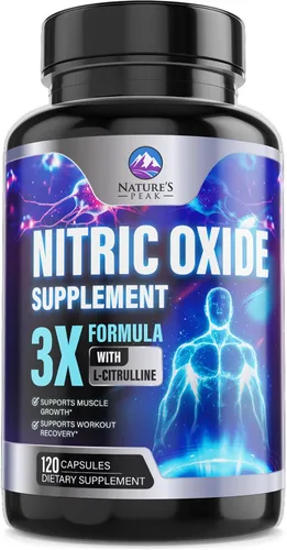 Vista 10 de Potenciador de óxido nítrico extra fuerte, L-arginina, citrulina y beta alanina de 3 veces más fuerza, refuerzo nítrico de primera calidad, energía