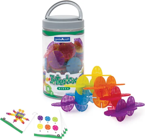 Vista 11 de Guidecraft Interlox Leaves - Juego de 96 piezas: juguete de construcción - Creatividad y juguetes educativos de construcción para niños