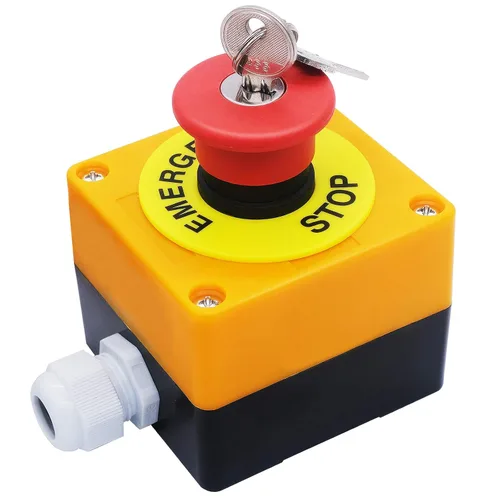 Vista 26 de mxuteuk 2pcs 1 NO 0.866 in Interruptor de botón momentáneo SPST Negro 660V 10A HB2-BA21-HH