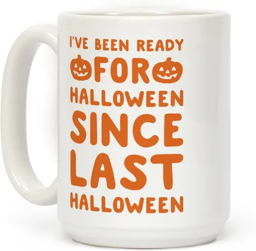 Vista 125 de LookHUMAN Tazas de Halloween Taza de café de Halloween - Tazas de café para decoración ideales para amantes y entusiastas de la decoración - Taza