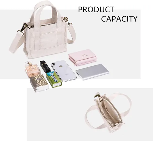 Vista 4 de Bolsos de lona para mujer Bolso cruzado de diseño de moda Bolso casual para compradores - YONBEN