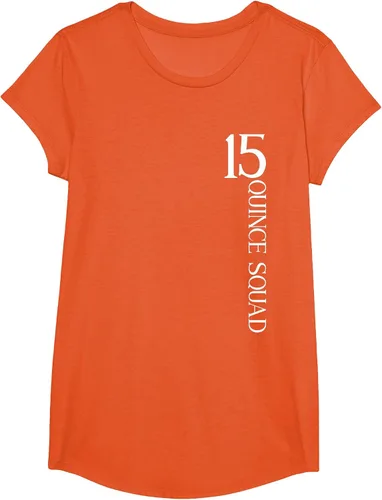 Vista 62 de Quince Squad Quinceanera 15th Birthday - Camiseta de quinceañera para niñas Asphalt Grey