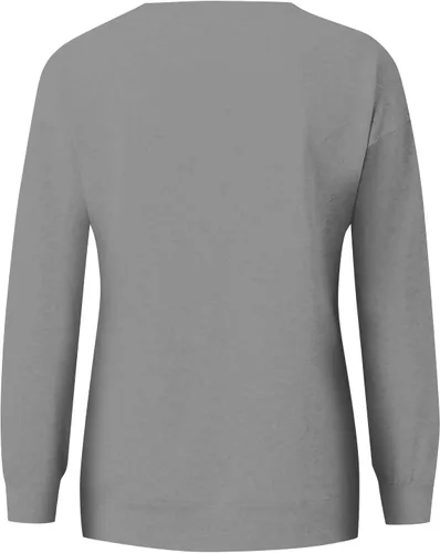 Vista 4 de Crew Neck Sweatshirts for Women Casual Basic Pullover Long Sleeve Solid Color Fall Tops Outfits with Pockets 2023