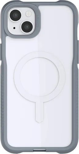 Vista 113 de Ghostek Covert Clear - Funda transparente para iPhone 15 Plus, silicona a prueba de golpes, compatible con accesorios Apple MagSafe, funda Negro