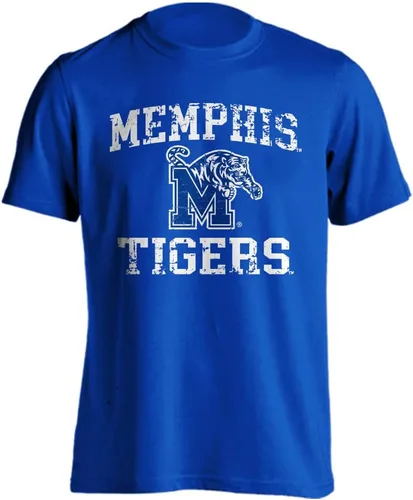 Vista 111 de Sport Your Gear NCAA Camiseta de manga corta retro con licencia oficial de aspecto desgastado para el día del juego, camiseta de espíritu deportivo