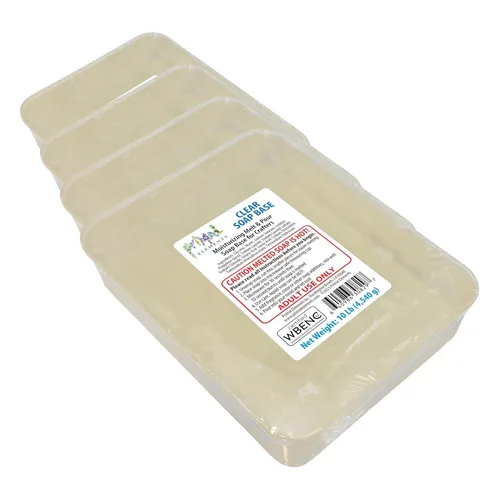 Vista 20 de Primal Elements Base de jabón de aloe – Base de jabón hidratante para derretir y verter glicerina para manualidades y hacer jabón, fácil de cortar