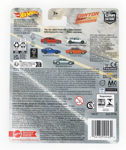 Vista 2 de Hot Wheels '01 BMW M5, Canyon Warriors Car Culture 1/5 [rojo]