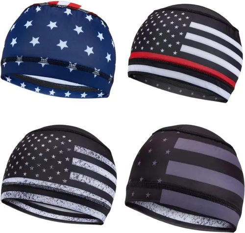 Vista 4 de Gorra alemana básica plana negra estilo alemán medio casco con correa ajustable para la barbilla Negro