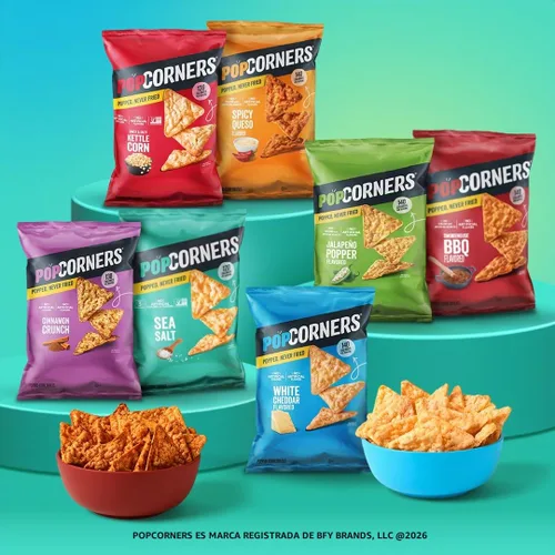 Vista 6 de PopCorners Snacks sin gluten, paquete variado de 3 sabores, bolsas de 1 onza (paquete de 20)