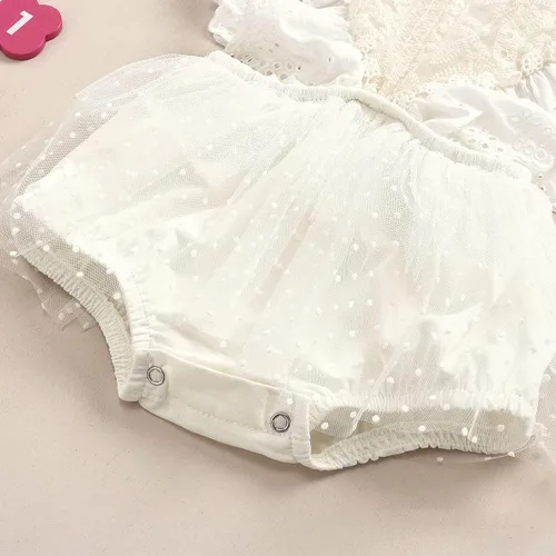 Vista 44 de IDOPIP Conjunto de ropa de 1er cumpleaños para niñas con estampado floral, estilo bohemio, con encaje, tutú y diadema de princesa