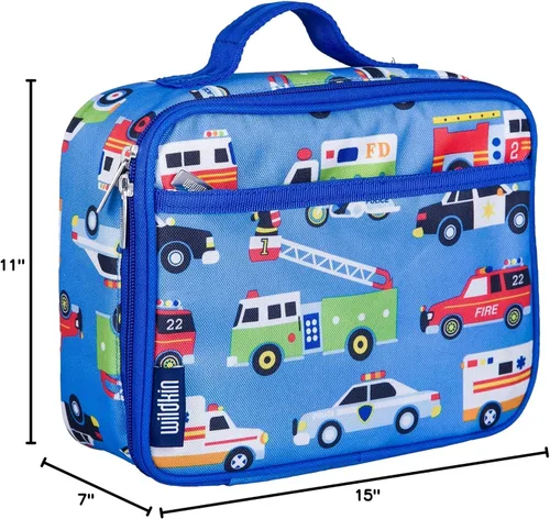 Vista 10 de Wildkin Paquete de mochila para niños de 15 pulgadas con lonchera (Heroes)