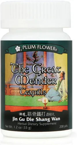 Vista 2 de Paquete de 3 tazas de The Great Mender, Jin Gu Die Shang Wan, 3 x 200 pastillas