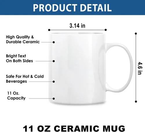 Vista 5 de Taza de Consejero Financiero de Pacientes Regalos a Granel Para Oficina Mujeres Hombres Amigos del Trabajo Compañeros de Trabajo, Taza de Café
