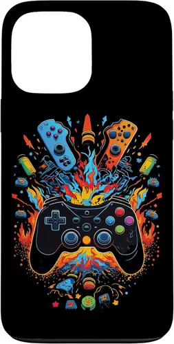 Vista 24 de Gamer Aesthetic Graphic Gaming Video Games Boys Teens Kids Case for iPhone 17