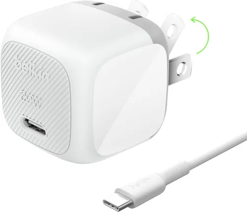 Vista 11 de Belkin Bloque de carga USB C de 20 W (paquete de 2) – Cable USB C incluido – Bloque de carga rápida, cargador de pared tipo C – Apple iPhone 17