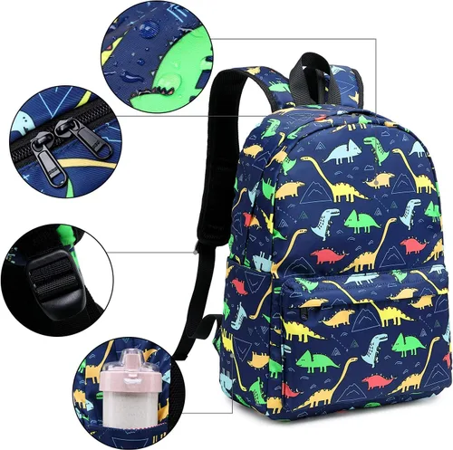 Vista 8 de CAMTOP - Conjunto de mochila y lonchera con estampados divertidos para niños de preescolar y primaria), Y0058-2