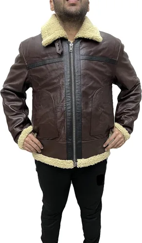 Vista 2 de RE 4 Remake Leon Scott Kennedy - Chaqueta de piel sintética de vaca auténtica