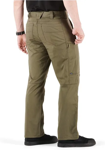 Vista 3 de 5.11 Tactical Men's Apex Cargo Work Pants, Flex-Tac Stretch Fabric, Gusseted, Water and Stain Resistant Pants for Men