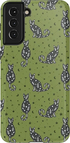 Vista 294 de Casely Funda para Galaxy S9 Postura de cadáver Yoga de esqueleto Diseño protector delgado esencial de doble capa