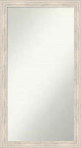 Vista 64 de Amanti Art Espejo personalizado, espejo de baño estrecho Alexandria White Wash, espejo de pared o espejo de tocador de baño sobre el fregadero
