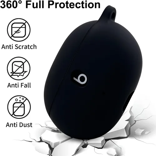 Vista 4 de KOUJAON Funda compatible con Beats Studio Buds (2021) / Beats Studio Buds + (2023) Funda protectora de silicona para auriculares inalámbricos Beats