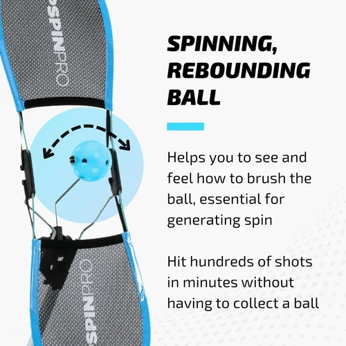 Vista 3 de TopspinPro Ayuda de entrenamiento de pickleball - Aprende Topspin rápidamente para un mejor control y consistencia Practica en cualquier lugar