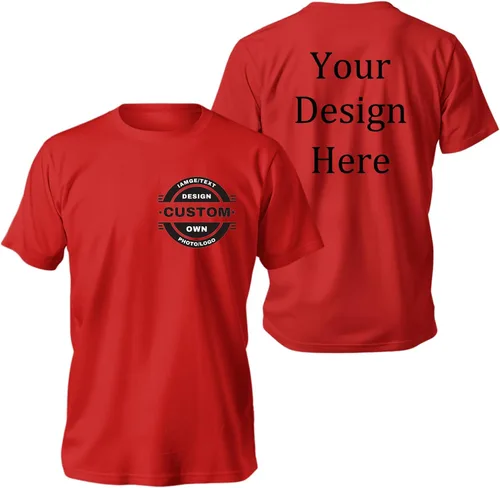 Vista 10 de Camisetas personalizadas Diseña las tuyas propias para hombres y mujeres Camisetas personalizadas Añade tu logo/foto/texto Camisetas personalizadas